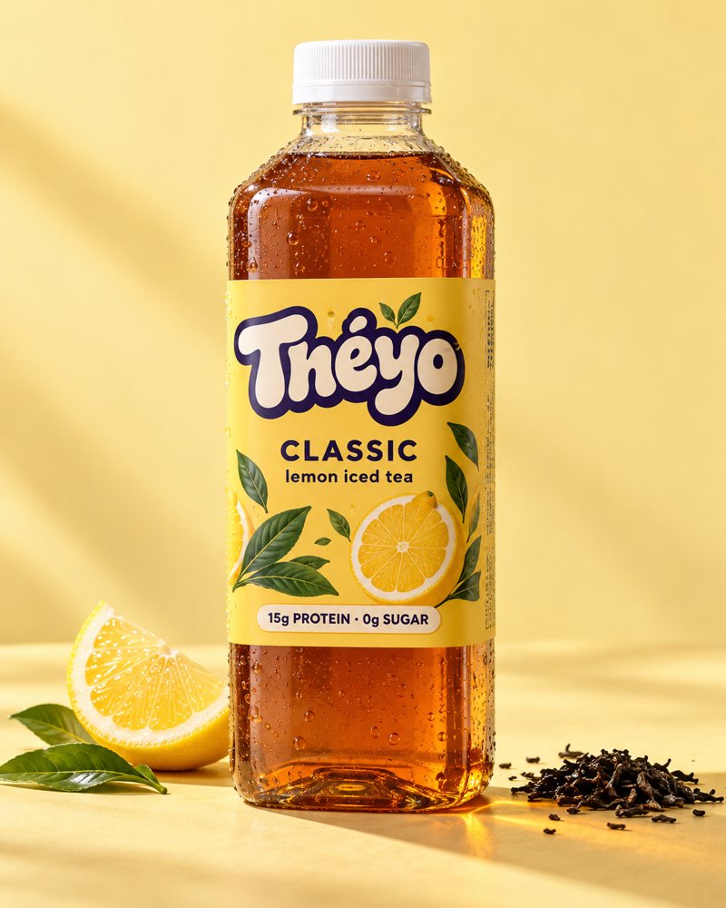 Théyo Classic lemon iced tea bottle
